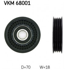 vkm68001 SKF Ролик обводной ремня генератора