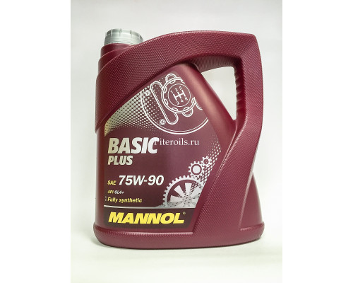 MANNOL BASIC PLUS GL4 75W-90 Масло трансмиссионное (4л) MANNOL 1322