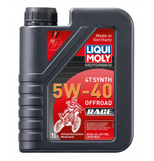 Масло моторное Liqui Moly "Motorbike 4T Synth Offroad Race", синтетическое, 5W-40, 1 л Liqui Moly 3018