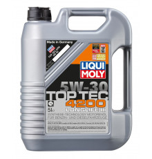 Масло моторное Liqui Moly "Top Tec 4200", НС-синтетическое, 5W-30, 5 л Liqui Moly 7661
