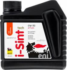 Моторное масло Eni i-Sint Tech, синтетическое, 0W30, ACEA A5/B5, 1 л Eni 100891