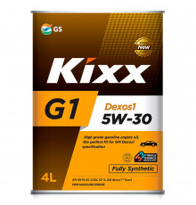Масло моторное Kixx G1 Dexos1 5w-30 4л. API SN PLUS/ILSAC GF-5 KIXX L210744TE1