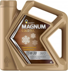 Моторное масло Роснефть Magnum Coldtec, синтетическое, 5W-30, 4 л Роснефть 40813242