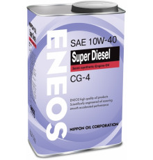 Масло моторное ENEOS "Super Diesel CG-4", полусинтетическое, 10W-40, 4 л ENEOS oil1328