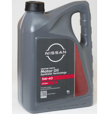 Nissan Моторное масло Motor Oil 5W-40 (5л) NISSAN KE90090042