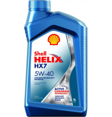 Масло моторное Shell Helix HX7, 5W-40, полусинтетическое, 1 л Shell 550046374
