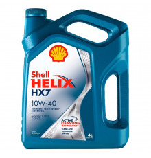 Моторное масло SHELL Helix HX7 10W-40 (4л) Shell 550040315
