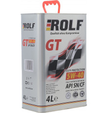Масло моторное ROLF "GT SAE 5W-40", цвет: коричневый, 4 л ROLF 322229
