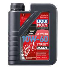 Масло моторное Liqui Moly "Motorbike 4T Synth Street Race", синтетическое, 10W-60, 1 л Liqui Moly 1525