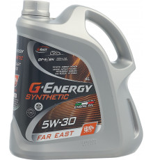 Моторное масло G-Energy Synthetic Far East, 253142415, синтетическое, 5W-30, API SN, ILSAC GF-5, 4 л G-Energy 253142415