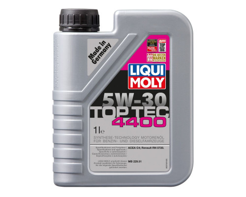Масло моторное Liqui Moly "Top Tec 4400", НС-синтетическое, 5W-30, 1 л Liqui Moly 2319