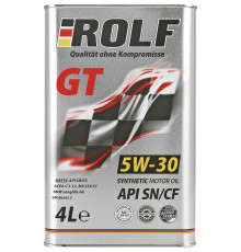Масло моторное ROLF "GT SAE 5W-30", цвет: коричневый, 4 л ROLF 322228