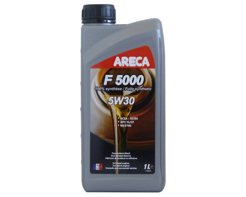 Масло моторное полностью синтетическое Areca F5000 5W30 1л. (ARECA 050900) ARECA 050900