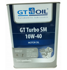 Масло GT Turbo SM 10W-40 4 л GT OIL 8809059407028