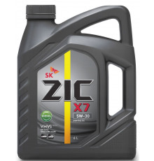 Масло моторное ZIC X7 Diesel, синтетическое, класс вязкости 5W-30, API SL/CF, 6 л. 172610 ZIC 172610