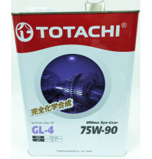 Масло TOTACHI Ultima Syn-Gear 75W-90 GL-4 4 л TOTACHI 4589904931635