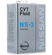 NISSAN NS-2 CVT Жидкость трансмиссионная АКПП вариаторного типа (железо/Япония) (4L) NISSAN KLE5200004