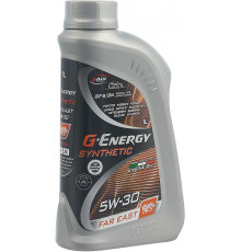 Моторное масло G-Energy Synthetic Far East, синтетическое, 5W-30, API SN, ILSAC GF-5, 1 л (2 шт.) G-Energy 253142414