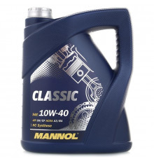 MANNOL CLASSIC 10W-40 Масло моторное полусинтетическое (5л) MANNOL 1155