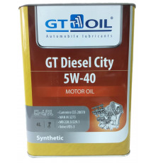 Масло моторное GT Diesel City 5W-40 API CI-4/SL 4 л GT OIL 8809059408001