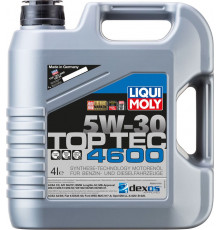 Моторное масло Liqui Moly "Top Tec", нс-синтетическое, класс вязкости 5W-30, 4 л Liqui Moly 3763