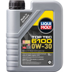 Моторное масло Liqui Moly "Top Tec", нс-синтетическое, класс вязкости 0W-30, 1 л Liqui Moly 20777