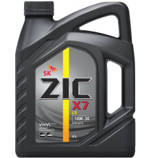 Масло моторное ZIC X7 LS, синтетическое, класс вязкости 10W-30, API SM/CF, 4 л. 162649 ZIC 162649