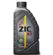 Масло моторное ZIC X7 Diesel, синтетическое, класс вязкости 10W-40, API CI-4/SL, 1 л. 132607 ZIC 132607