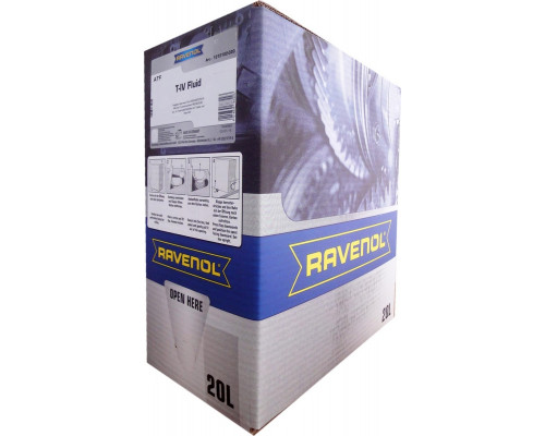 Трансмиссионное масло RAVENOL ATF T-IV Fluid (20л) ecobox RAVENOL 1212102-B20-01-888