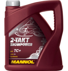 Масло моторное MANNOL "2-Takt Snowpower", API TC+, синтетическое, 4 л MANNOL 1431