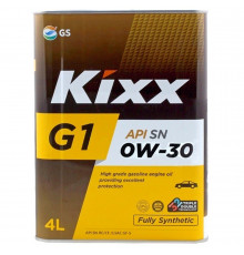 Масло моторное Kixx G1 0w-30 4л. API SN/ILSAC GF-5 KIXX L205644TE1