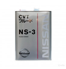 NISSAN NS-3 CVT Жидкость трансмиссионная АКПП вариаторного типа (железо/Япония) (4L) NISSAN KLE5300004
