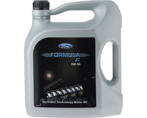 Масло моторное Ford "Formula F", синтетическое, класс вязкости 5W-30, 5 л Ford 15595E