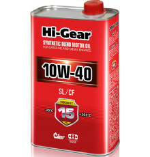 Моторное масло Hi-Gear, полусинтетическое, 10W-40, HG1110, 1 л Hi-Gear HG1110