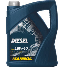 MANNOL DIESEL 15W-40 Масло моторное минеральное (5л) MANNOL 1206