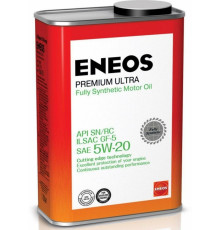 Масло моторное ENEOS "Premium Ultra", синтетическое, 5W-20, 1 л ENEOS 8801252022190