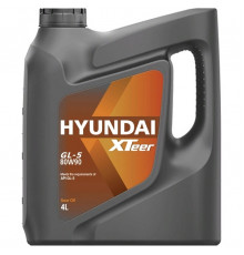 Трансмиссионное масло HYUNDAI XTeer "Gear Oil-5 80W90", 4л., для МКПП, API GL-5 Hyundai XTeer 1041422