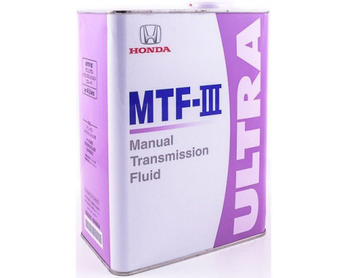 HONDA ULTRA MTF-III Масло трансмиссионное МКПП (железо/Япония) (4L) Honda 0826199964