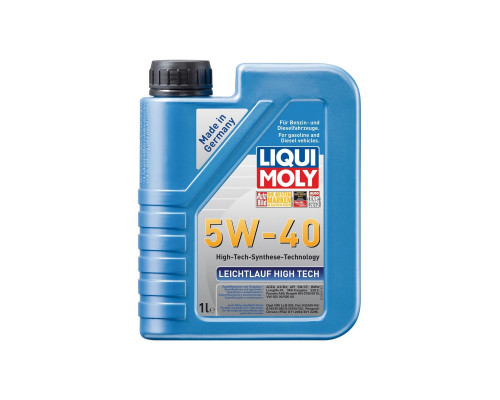 Масло моторное Liqui Moly "Leichtlauf High Tech", НС-синтетическое, 5W-40, 1 л Liqui Moly 8028