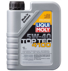 Масло моторное Liqui Moly "Top Tec 4100", НС-синтетическое, 5W-40, 1 л Liqui Moly 7500