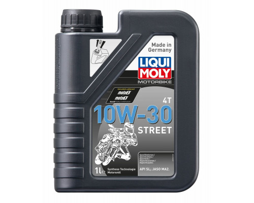 Масло моторное Liqui Moly "Motorbike 4T Street", НС-синтетическое, 10W-30, 1 л Liqui Moly 2526