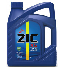 Масло моторное ZIC X5 "Diesel", полусинтетическое, класс вязкости 10W-40, API CI-4, 6 л ZIC 172660