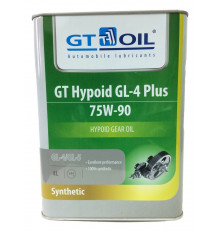 Трансмиссионное масло GT OIL Hypoid GL-4 Plus 75W-90 4 л GT OIL 8809059407998