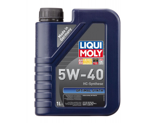 Масло моторное Liqui Moly "Optimal Synth", НС-синтетическое, 5W-40, 1 л Liqui Moly 3925
