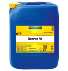 Трансмиссионное масло RAVENOL ATF Dexron VI (20л) RAVENOL 1211105-020-01-999