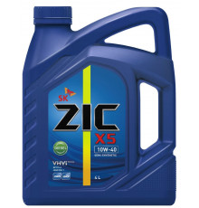 Масло моторное ZIC X5 Diesel, полусинтетическое, класс вязкости 10W-40, API CI-4, 4 л. 162660 ZIC 162660