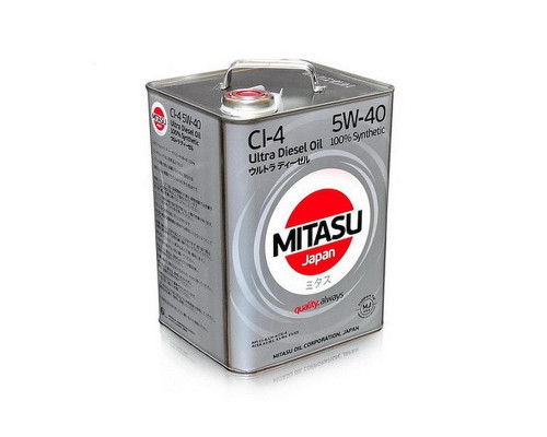 Масло моторное MITASU ULTRA DIESEL CI-4 5W-40 6 л Mitasu MJ2126