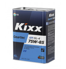 Масло трансмиссионное Kixx Geartec FF 75W-85 API GL-4 4л. KIXX L271744TE1